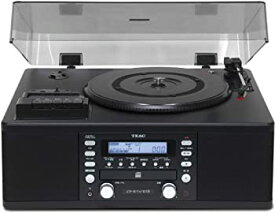 【中古】（非常に良い）TEAC CDレコーダー ターンテーブル/カセットプレーヤー付 LP-R550USB-B