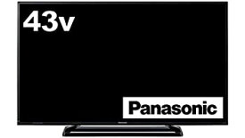 【中古】パナソニック 43V型 液晶テレビ ビエラ TH-43D300 フルハイビジョン USB HDD録画対応 2016年モデル