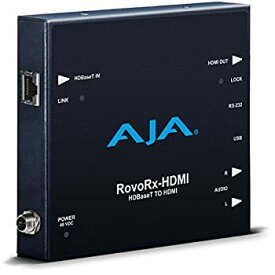 【中古】Aja rovorx-hdmi UltraHD/HD HDBaseT Receiver with Integrated HDMIビデオとオーディオ出力