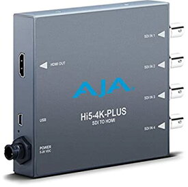 【中古】（非常に良い）AJA ミニコンバーター ビデオコンバーター HI5-4K-PLUS 4K/UltraHD SDIからHDMI 2.0