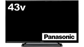 【中古】（非常に良い）パナソニック 43V型 液晶 テレビ ビエラ TH-43F300 フルハイビジョン 2018年モデル