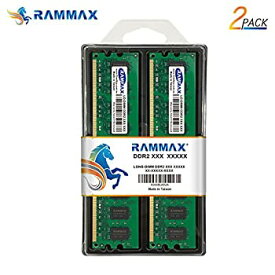 【中古】RamMax 2GBメモリ2枚組 RM-LD800-D4GB DUAL デスクトップパソコン用 増設メモリ2枚組 DDR2 PC6400 240pin DDR-SDRAM DIMM