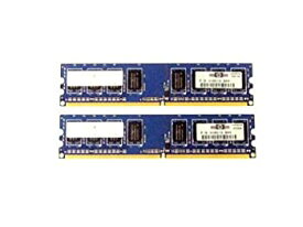 【中古】高信頼NANYA　HP 純正品 PC2-6400 DDR2-800 1GB （1GB×2枚）計2GB　 【バルク品】