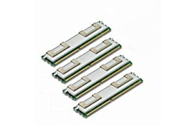【中古】（非常に良い）IBM サーバー対応16GBパワーセット(4GB×4)667MHZ PC2-5300 240-PIN DIMM CL5 FULLY BUFFERED ECC DDR2 SDRAM BladeCenter HS21、System X3400、