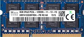 【中古】SK HYNIX 8GB 2RX8 PC3L-12800S 1600mhz Laptop RAM MEMORY HMT41GS6BFR8A-PB by Hynix [並行輸入品]