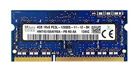 【中古】SK Hynix 4GB HMT451S6AFR8A-PB DDR3 1Rx8 PC3L-12800S ノートパソコン用メモリー