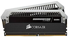 【中古】（非常に良い）CORSAIR DDR4 メモリモジュール DOMINATOR PLATINUM Series 8GB×2枚キット CMD16GX4M2B3000C15