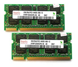 【中古】Hynix ノートPC用メモリ DDR2-800 (PC2-6400S) 2GB2枚組 Side3[並行輸入]