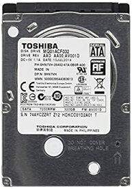 【中古】（非常に良い）TOSHIBA MQ01ACF032 320GB 7mm厚 S-ATA [並行輸入品]