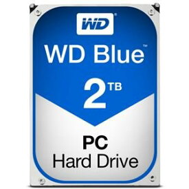 【中古】WESTERN DIGITAL WD Blueシリーズ 3.5インチ内蔵HDD 2TB SATA3(6Gb/s) 5400rpm64MB WD20EZRZ-RT