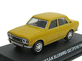 【中古】（非常に良い）コナミ　1/64　絶版名車コレクションVol.3 日産 ブルーバードSSS (1968) イエロー（山吹色）