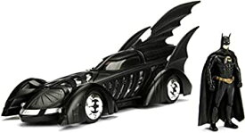 【中古】Batmobile 1995 (Batman Forever) Jada Diecast Model with Figure 1:24