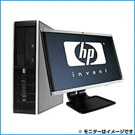 【中古】[パソコン][デスクトップ液晶セット] 22インチワイド超大画面液晶セット HP Compaq 8000 Elite SFF Core2Duo デュアルコア 2.93GHz 4GBメモリ 16