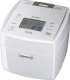 【中古】三菱 IHジャー炊飯器（5.5合炊き） ピュアホワイトMITSUBISHI 備長炭炭炊釜 NJ-VE109-W