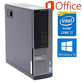 【中古】（Windows10搭載）DELL OptiPlex 9020SFF/第四世代Core i7 4790＠ 3.6GHz/大容量メモリー 16GB/SSD512GB/DVDスー