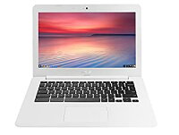 【中古】日本正規品 ASUS ノートブック Chromebook ホワイト ( Chrome OS / 13.3inch / Celeron N2830 / 4G / 16G EMMC / 日本語キーボード ) C300MA-WHI