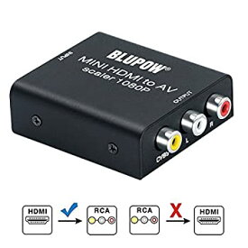 【中古】BLUPOW HDMI コンポジット変換 hdmi rca 変換 1080P対応 hdmi av 変換 hdmi コンポジット コンバーター デジタル アナログ 変換器 PS3・PS4・XBO