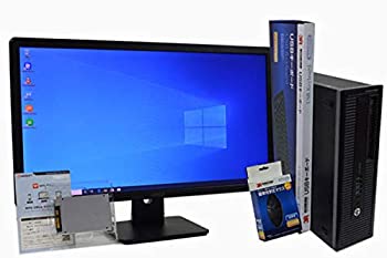【クーポン対象外】 【中古】デスクトップパソコン （23インチ FullHD (1920×1080) 液晶モニターセット） SSD 2TB (換装) HP EliteDesk 800 G1 SFF 第4世代 デスクトップPC