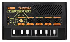 【中古】KORG 手のひらサイズ アナログ シンセサイザー monotron DELAY モノトロン ディレイ シンプルなレイアウトで入門用に最適 スピーカー内蔵 ヘッド