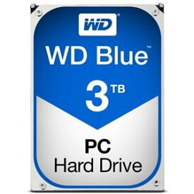 【中古】（非常に良い）WESTERN DIGITAL WD Blueシリーズ 3.5インチ内蔵HDD 3TB SATA3(6Gb/s) 5400rpm64MB WD30EZRZ-RT 〈簡易梱包