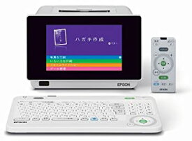 【中古】（非常に良い）EPSON Colorio me コンパクトプリンター E-820 7.0型カラー液晶モニター搭載 ハガキ作成機能 デジタルフォトフレーム機能 あいうえおキーボード