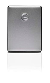 【中古】（非常に良い）G-Technology ポータブルHDD 2TB スぺースグレイ G-DRIVE Mobile USB-C 3年 0G10317