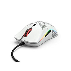 【中古】Glorious ゲーミングマウス Model O Mouse Matt White 軽量 ハニカムデザイン オムロンスイッチ搭載 1年 ホワイト（国内正規品）