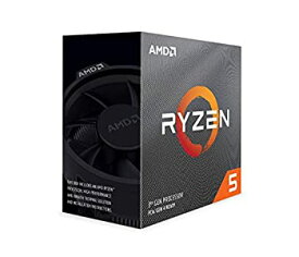 【中古】（非常に良い）AMD Ryzen 5 3600 with Wraith Stealth cooler 3.6GHz 6コア / 12スレッド 35MB 65W（国内） 100-100000031BOX