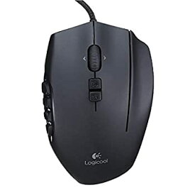 【中古】（非常に良い）Logicool G ゲーミングマウス G600t ブラック usb 有線 MMO ゲームマウス 20個 多ボタン RGB G600 国内 メーカー