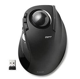 【中古】（非常に良い）ELECOM Wireless trackball mouse For the index finger 8 button tilt function black M-DT2DRBK [並行輸入品]