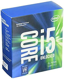 【中古】（非常に良い）Intel CPU Core i5-7600K 3.8GHz 6Mキャッシュ 4コア/4スレッド LGA1151 BX80677I57600K （BOX）（日本流通品）