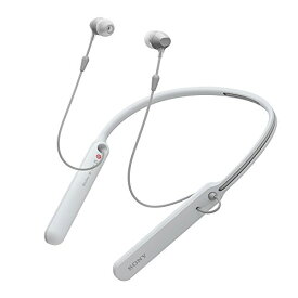 【中古】ソニー ワイヤレスイヤホン WI-C400 : Bluetooth対応 最大20時間連続再生 カナル型 マイク付き 2017年モデル ホワイト WI-C400 W