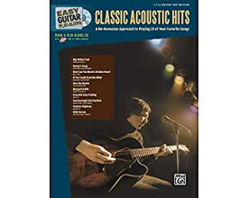 【中古】（非常に良い）Alfred Easy Guitar Play-Along: Classic Acoustic Hits (Book/CD) アコースティックギター アコギ ギター (並行輸入)