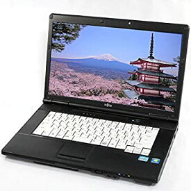 【中古】 パソコン ノートパソコン 第2世代 Corei5 2.50GHz DVDROMドライブ 無線LAN付 キングソフト Windows7Pro 64bit A4 ワイド大画面 富士通
