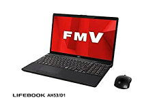 中古良品 15インチ Wi-Fi有 ノートパソコン 富士通 FMV AH53/C Core i3 
