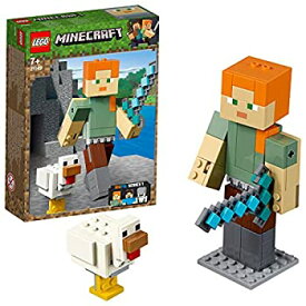 【中古】レゴ(LEGO) マインクラフト マインクラフト ビッグフィグ アレックスとニワトリ 21149 ブロック おもちゃ 男の子