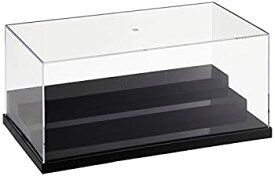 【中古】ウェーブ ディスプレイ T・ケース (L) ステージ ブラック ミニフィギュア対応 プラスチック製 W280×D150×H113mm (内寸) TC031 ディスプレイケ