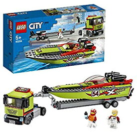 【中古】レゴ(LEGO) シティ レースボート輸送車 60254