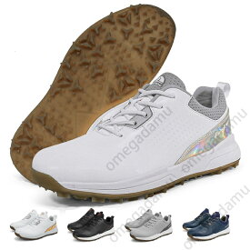 ゴルフシューズ メンズ スパイクレス セール 紐タイプ 大きいサイズ 28.5cm 29cm 29.5cm 30cm 30.5cm 4E 幅広い 防水 通気性 フィット感 軽量 動きやすい 耐久性 練習場 スパイクレス 父 誕生日プレゼント 退職祝い 敬老の日 ゴールド ブラック シルバー グレー ネイビー