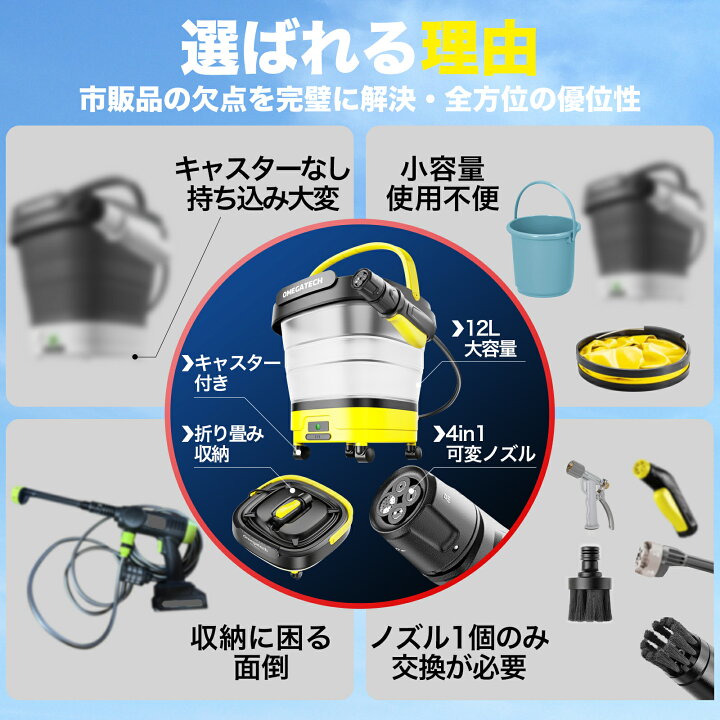 楽天市場】【公式】【マルチクリーナー Foldable 収納高さ12cm 