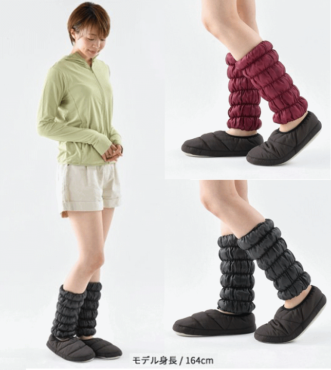 楽天市場】HEATRAY エアー もこもこレッグウォーマーショート 2枚 1組