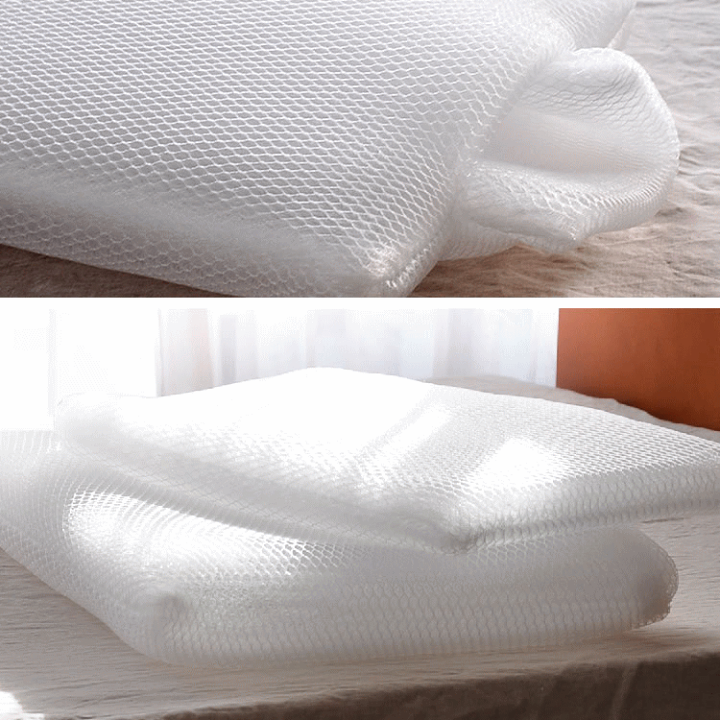 楽天市場】空気が流れる枕 2層 立体メッシュ高反発枕 高さ調節が簡単に