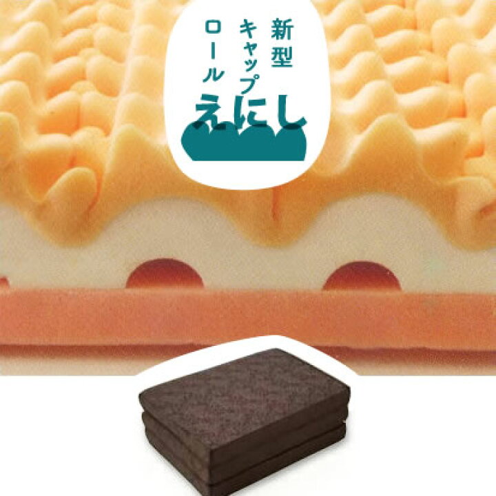楽天市場】新型キャップロール® 縁エニシ 波形四層構造敷ふとん 快眠 