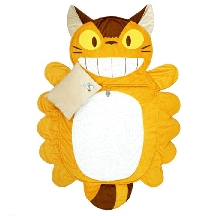 楽天市場】ネコバス シュラフ（枕付き) ジブリ となりのトトロ 夢行き