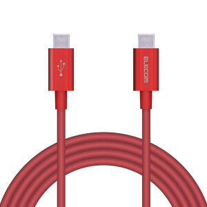 �G���R�� USB�P�[�u�� TypeC to TypeC PowerDelivery�Ή� �y�ő�3A�ō����[�d�z�����ϋv USB2.0�F�ؕi 2.0m ���b�h �yiPhone 16 �V���[�Y �Ή����؍ρz MPA-CCPS20PNRD