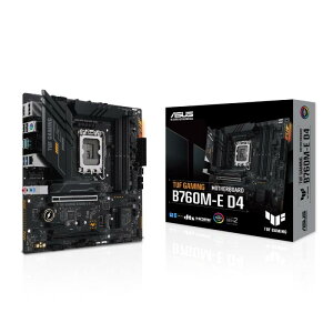 ASUS TUF GAMING B760M-E D4 intel ��14�E13�E12���� CPU�Ή� LGA1700 B760 ���� DDR4 mATX �}�U�[�{�[�h/�i