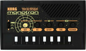 KORG 手のひらサイズ アナログ シンセサイザー monotron DELAY モノトロン ディレイ シンプルなレイアウトで入門用に最適 スピーカー内蔵 ヘッドフォン使用可 どこでも使えるコンパクトサイズ