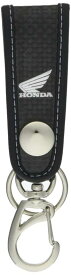Honda(ホンダ) ソフトカーボン・ループキーホルダー ブラック/シルバー Fサイズ 0SYEX-T95-KF