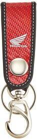 Honda(ホンダ) ソフトカーボン・ループキーホルダー レッド/シルバー Fサイズ 0SYEX-T95-RF