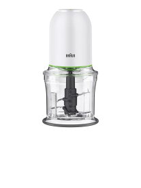 ブラウン フードプロセッサー マルチプラクティック3 CH3011WH コンパクト 簡単操作 パワフル 4枚刃 挽き肉 みじん切り 氷 クラッシュアイス 時短 安心設計 片手 ワンタッチ ワンプッシュ お手